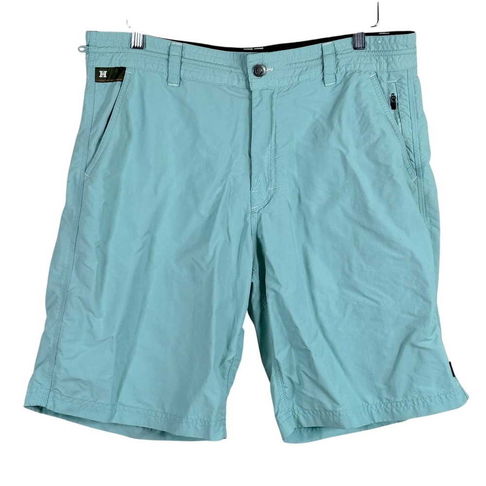 Howler Bros Horizon Hybrid Shorts Mens 36 Blue Ripstop Fishing Hiking Utility